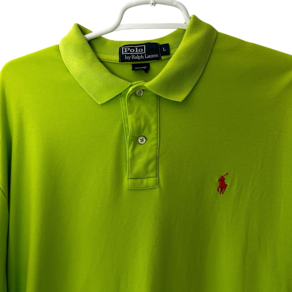 Polo Ralph Lauren Lime Short Sleeve Polo Shirt O24